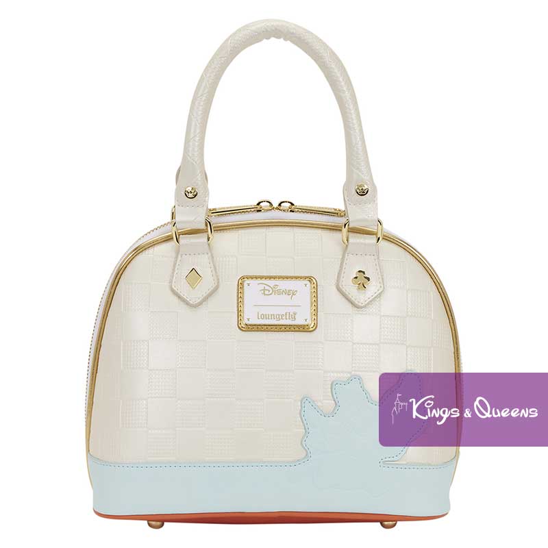 Disney Loungefly Hand Bag Alice Wonderland White Rabbit WDTB3464