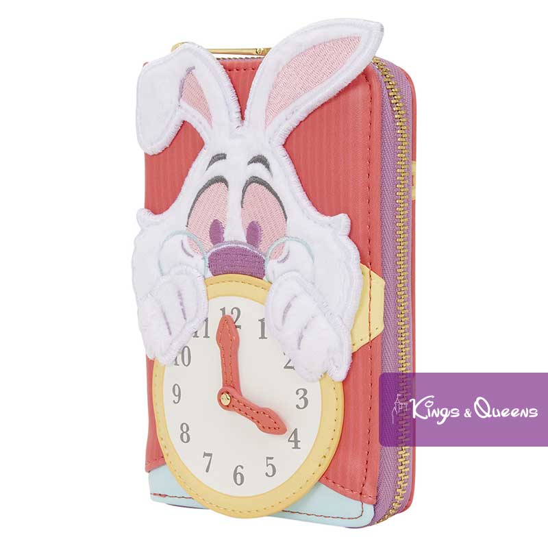 Disney Loungefly Wallet Alice Wonderland White Rabbit WDWA3581