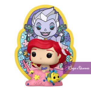 Disney Funko Pop Deluxe Ariel Little Mermaid Stain Glass Ursula 77991 1702