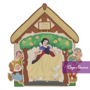 Disney Loungefly Backpack Snow White Seven Dwarfs Cottage WDBK4488