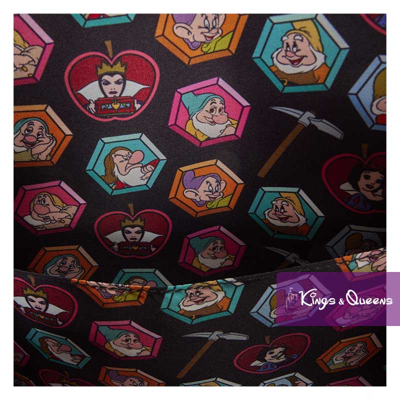 Disney Loungefly Backpack Snow White Seven Dwarfs Cottage WDBK4488