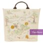 Disney Loungefly Tote Crossbody Bag Pin Winnie the Pooh Hundred Acre Wood Map Tigger Eeyore Piglet WDTB3483