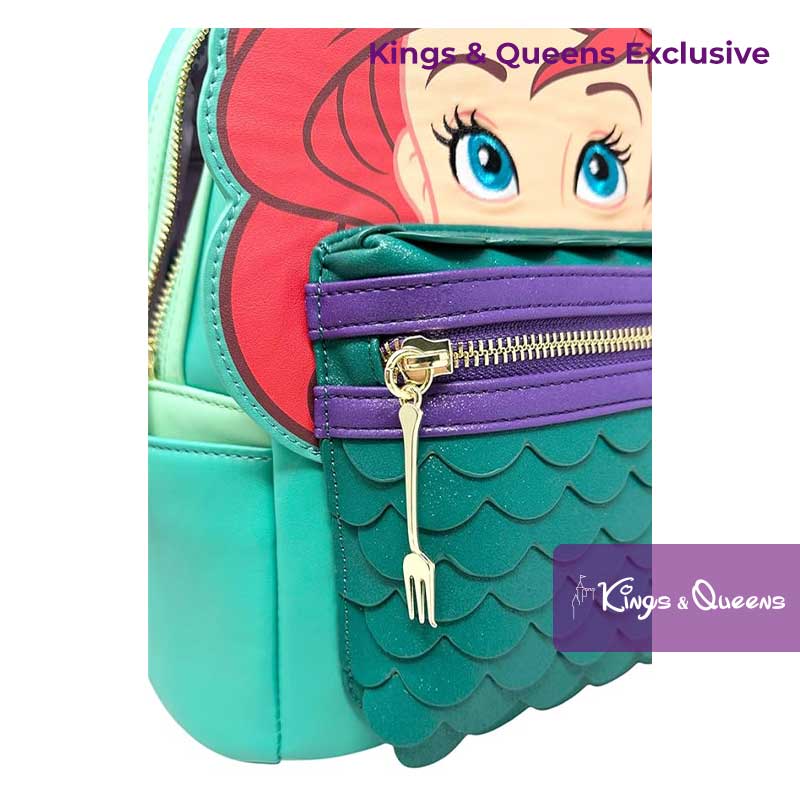 Disney Loungefly Backpack Exclusive Ariel Little Mermaid Cosplay WDBK3096