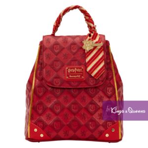 Harry Potter Loungefly Backpack Gryffindor Tie HPBK0299