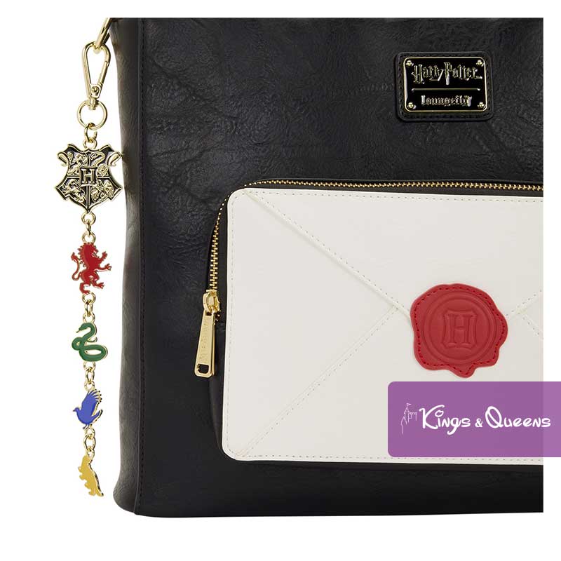 Harry Potter Loungefly Backpack Tote Bag Hogwarts Letter Crest HPTB0260