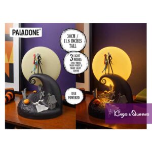 Paladone Nightmare Before Christmas Light Lamp PP14433NBC Jack Skellington Sally Zero Moon