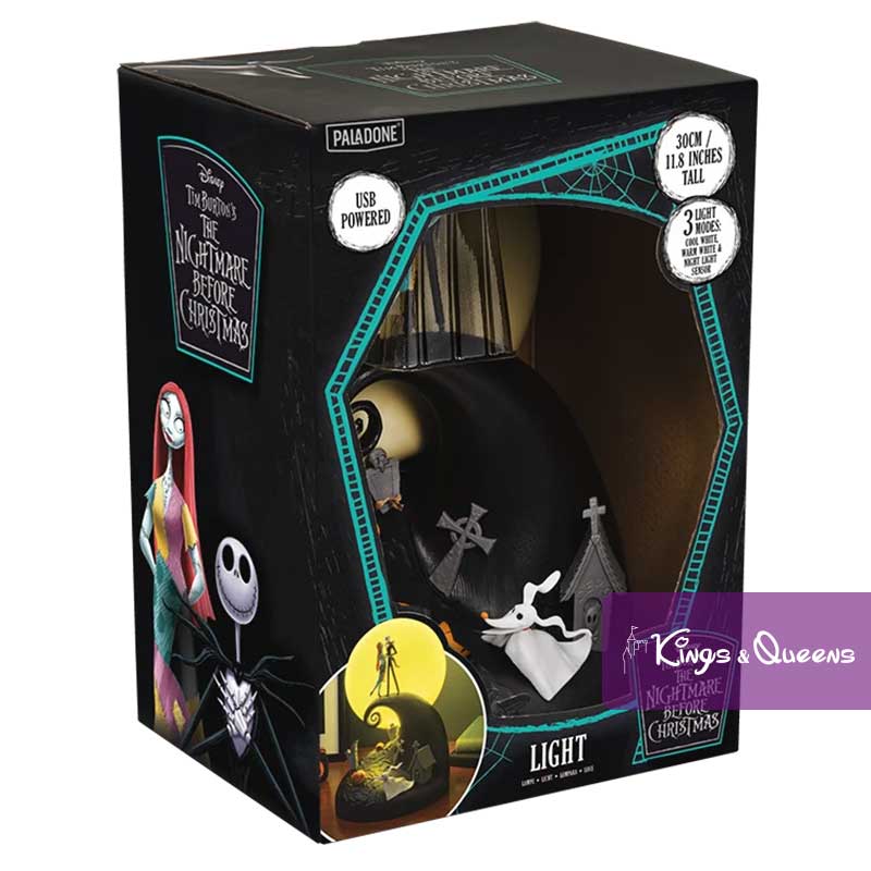 Paladone Nightmare Before Christmas Light Lamp PP14433NBC Jack Skellington Sally Zero Moon