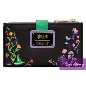 Universal Loungefly Wallet Wicked Elphaba Glinda Witch WIWA0003