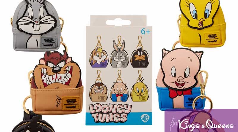 Warner Bros Loungefly Mystery Bag Charm Looney Tunes Porky Pig Lola Bugs Bunny Daffy Duck Taz Devil Tweety WBBC0001