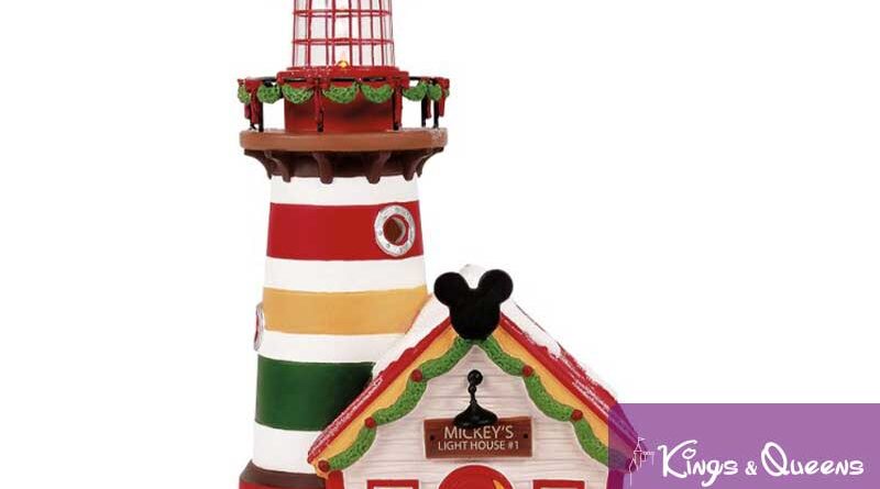 Disney Department 56 Christmas Village Mickey Lighthouse 6018374
