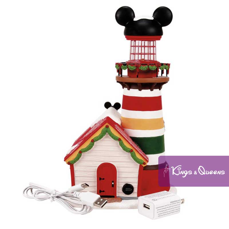 Disney Department 56 Christmas Village Mickey Lighthouse 6018374
