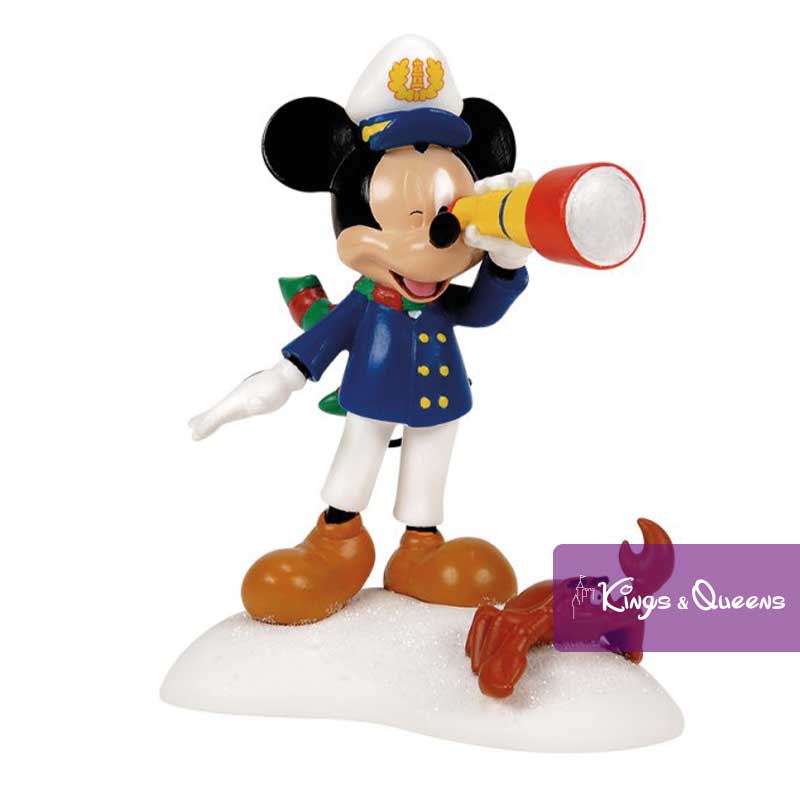 disney_department_56_christmas_village_mickey_binocular_captain_6018375_1 Disney Department 56 Christmas Village Mickey Captian Crab 6018375