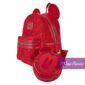 Disney Loungefly Backpack Mickey Mouse Burnout Ears Red WDBK4028