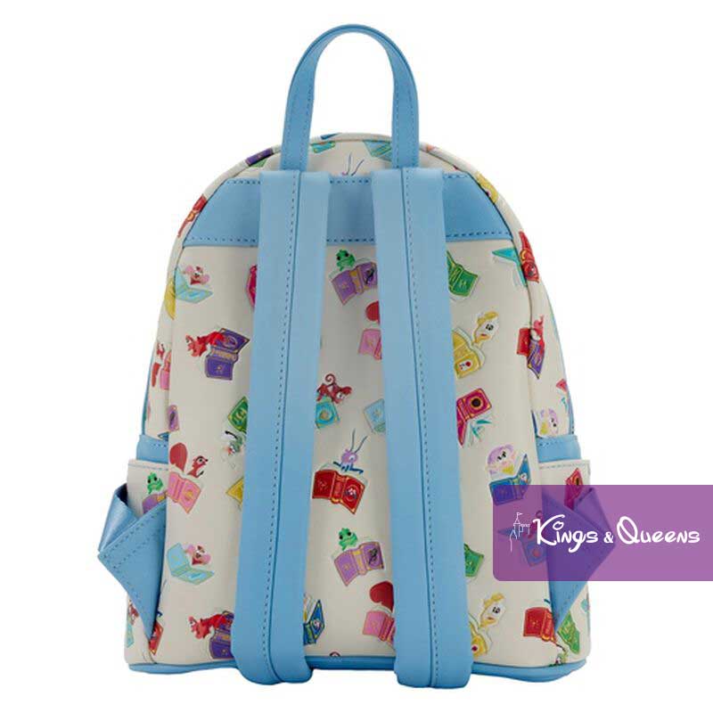 Disney Loungefly Backpack Princess Fairytale Book Little Mermaid Beauty Beast Cinderella Sleeping Snow White WDBK2229