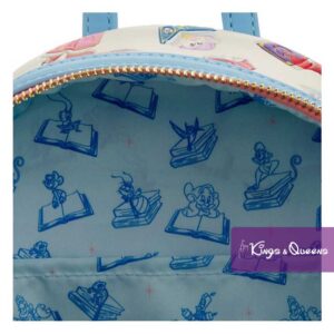 Disney Loungefly Backpack Princess Fairytale Book Little Mermaid Beauty Beast Cinderella Sleeping Snow White WDBK2229