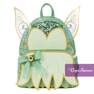 Disney Loungefly Backpack Fairy Tinker Bell Peter Pan Holiday Sequin WDBK4268