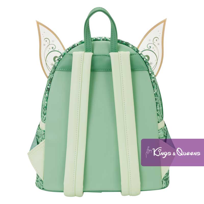 Disney Loungefly Backpack Fairy Tinker Bell Peter Pan Holiday Sequin WDBK4268