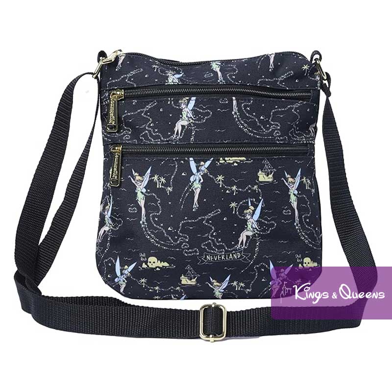 Disney Loungefly Crossbody Bag Fairy Tinker Bell Peter Pan Neverland WDTB3470