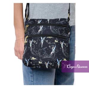 Disney Loungefly Crossbody Bag Fairy Tinker Bell Peter Pan Neverland WDTB3470