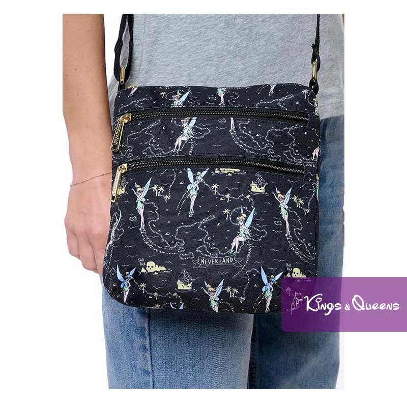Disney Loungefly Crossbody Bag Fairy Tinker Bell Peter Pan Neverland WDTB3470