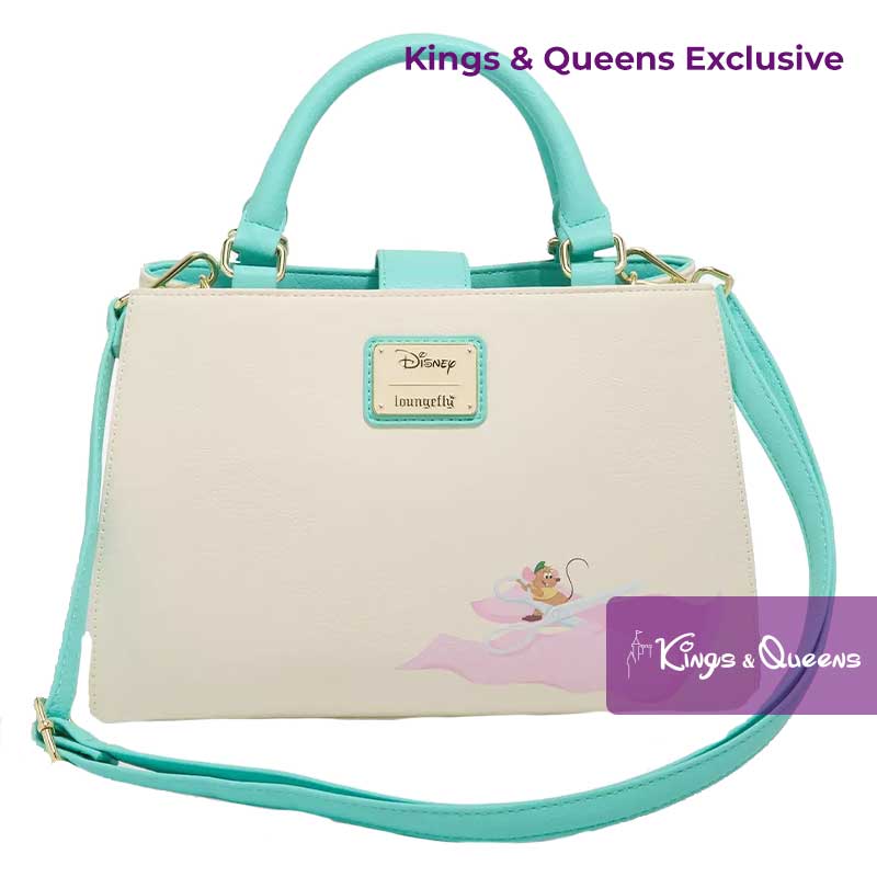 Disney Loungefly Exclusive Crossbody Bag Cinderella Mice Birds Jaq Gus Perla Mary WDTB3472