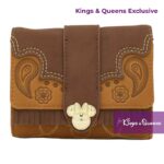 Disney Loungefly Wallet Exclusive Minnie Mouse Cowgirl Western Fringe WDWA3595