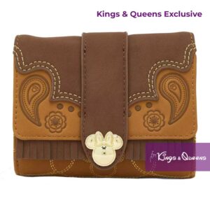 Disney Loungefly Wallet Exclusive Minnie Mouse Cowgirl Western Fringe WDWA3595