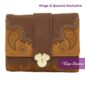 Disney Loungefly Wallet Exclusive Minnie Mouse Cowgirl Western Fringe WDWA3595