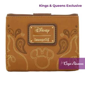 Disney Loungefly Wallet Exclusive Minnie Mouse Cowgirl Western Fringe WDWA3595