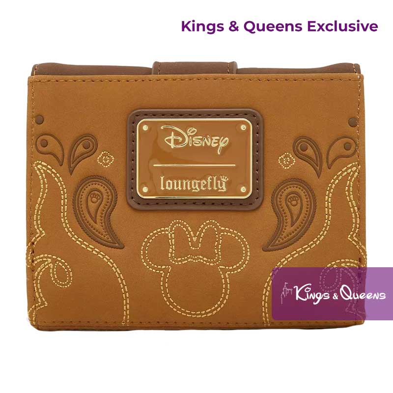 Disney Loungefly Wallet Exclusive Minnie Mouse Cowgirl Western Fringe WDWA3595