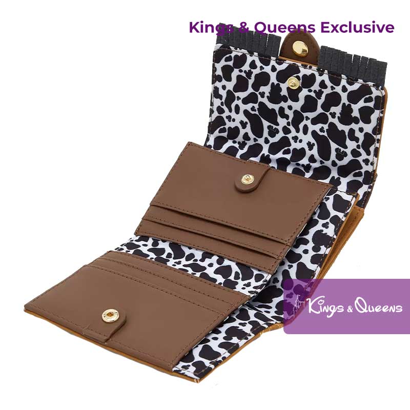 Disney Loungefly Wallet Exclusive Minnie Mouse Cowgirl Western Fringe WDWA3595