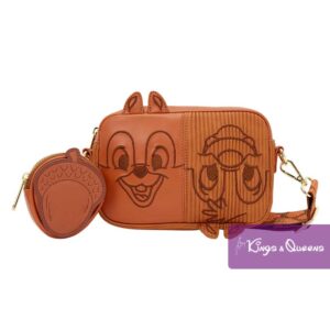 Disney Loungefly Sling Bag Chip Dale Corduroy WDTB3505
