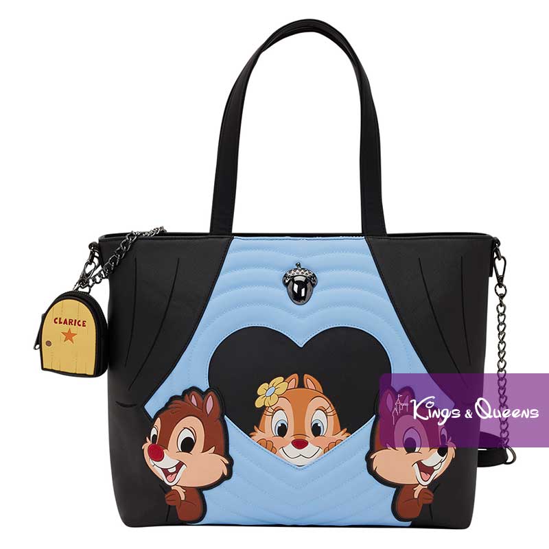 Disney Loungefly Tote Bag Chip Dale Clarice WDTB3504