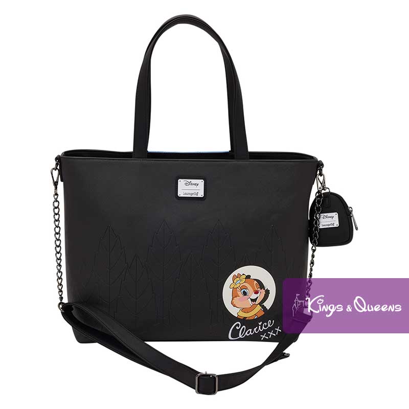 Disney Loungefly Tote Bag Chip Dale Clarice WDTB3504
