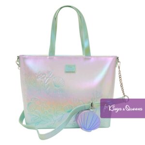 Disney Loungefly Tote Bag The Little Mermaid Ariel Flounder WDTB3509
