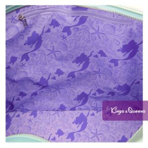 Disney Loungefly Tote Bag The Little Mermaid Ariel Flounder WDTB3509