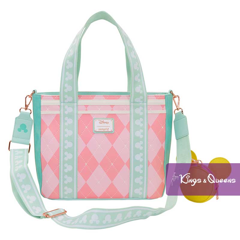 Disney Loungefly Tote Bag Mickey Minnie Goofy Donald Tennis WDTB3507