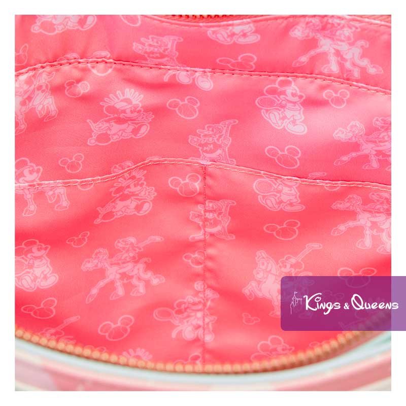 Disney Loungefly Tote Bag Mickey Minnie Goofy Donald Tennis WDTB3507