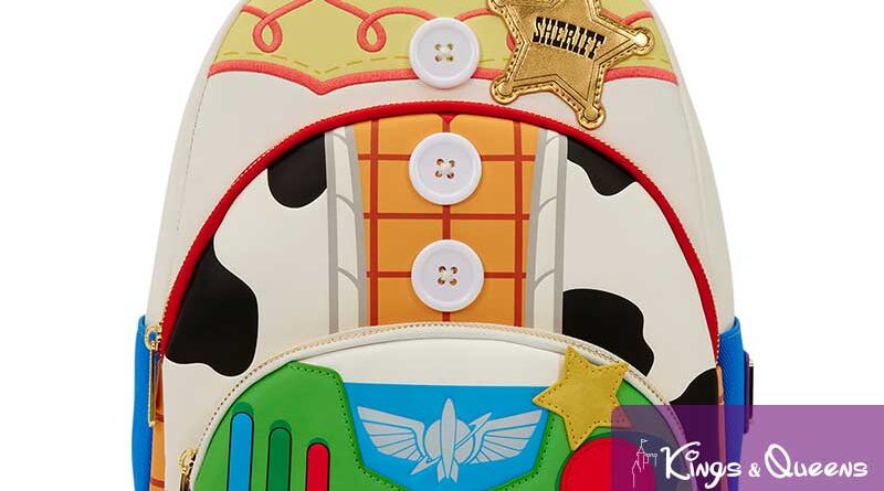 Disney Pixar Loungefly Triple pocket Backpack Toy Story Jessie Woody Buzz Lightyear WDBK4549
