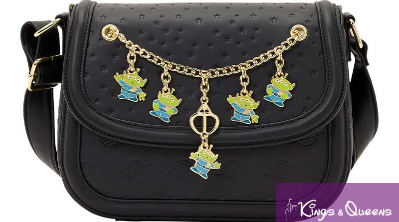 Disney Pixar Loungefly Crossbody Bag Toy Story Alien Charm WDTB3521