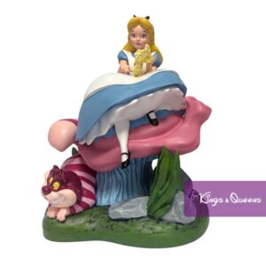 Disney Showcase Figurine Alice in Wonderland Cheshire Cat Mushroom 6018977