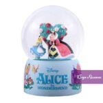 Disney Showcase Figurine Alice in Wonderland Queen of Hearts Water Ball Globe 6018975