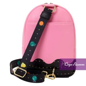 Pac Man Loungefly Crossbody Sling Bag Pink Ghost PCMTB0001