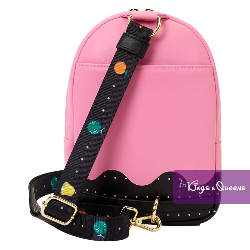 Pac Man Loungefly Crossbody Sling Bag Pink Ghost PCMTB0001