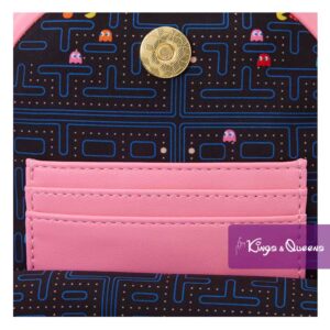 Pac Man Loungefly Crossbody Sling Bag Pink Ghost PCMTB0001