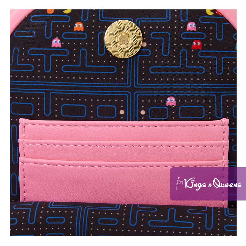 Pac Man Loungefly Crossbody Sling Bag Pink Ghost PCMTB0001