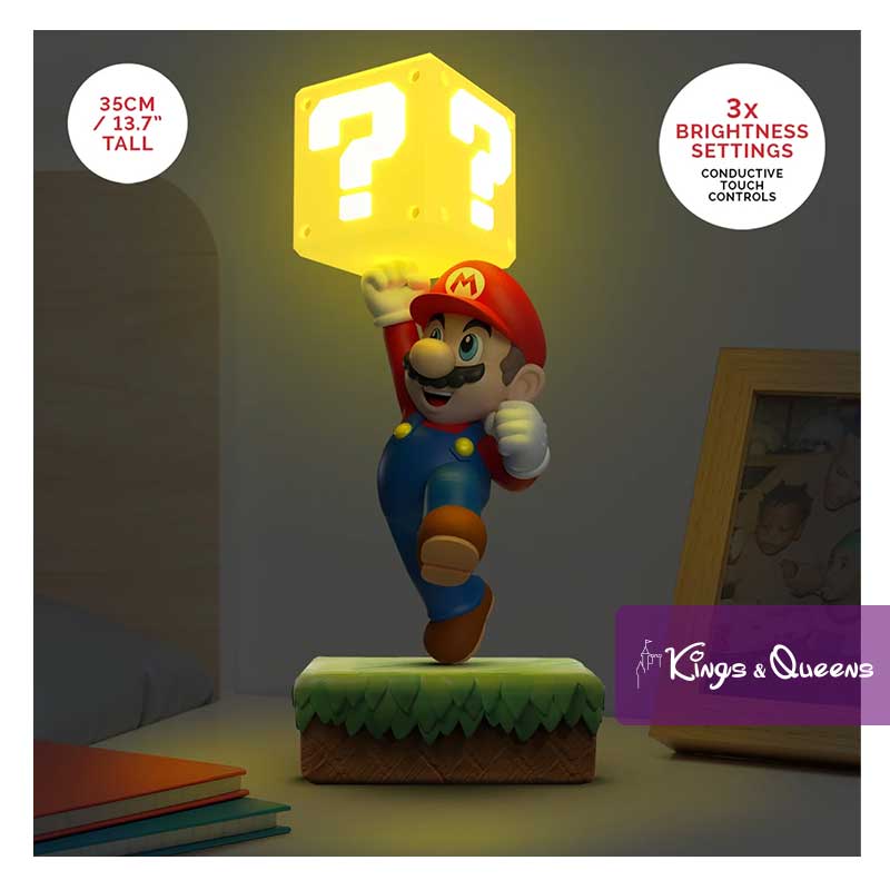 super_mario_led_light_lamp_pp14764nn_1 Mario Brothers Super Lamp Light PP14764NN
