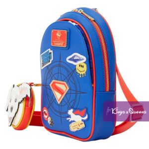 DC Comics Supergirl Loungefly Sling Crossbody Bag Krypto Dog DCCTB0030