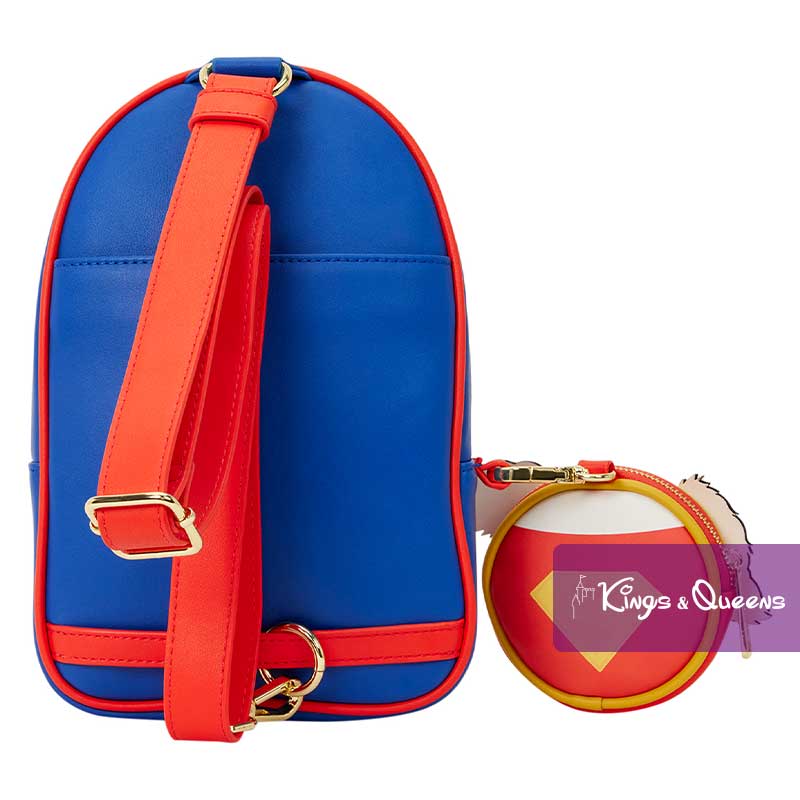 DC Comics Supergirl Loungefly Sling Crossbody Bag Krypto Dog DCCTB0030