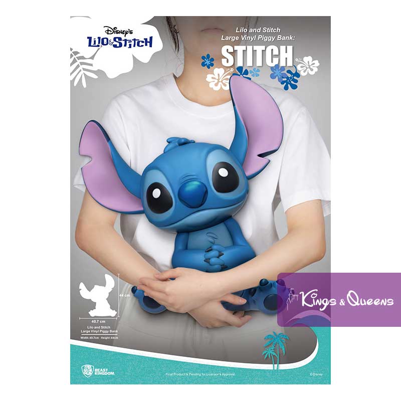 Disney Beast Kingdom Piggy Money Bank Box Stitch BKDVPB-005